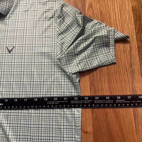 Callaway Polo Shirt Mens M Green Opti-Dri Golf Performance Stretch Lightweight - Picture 4 of 6